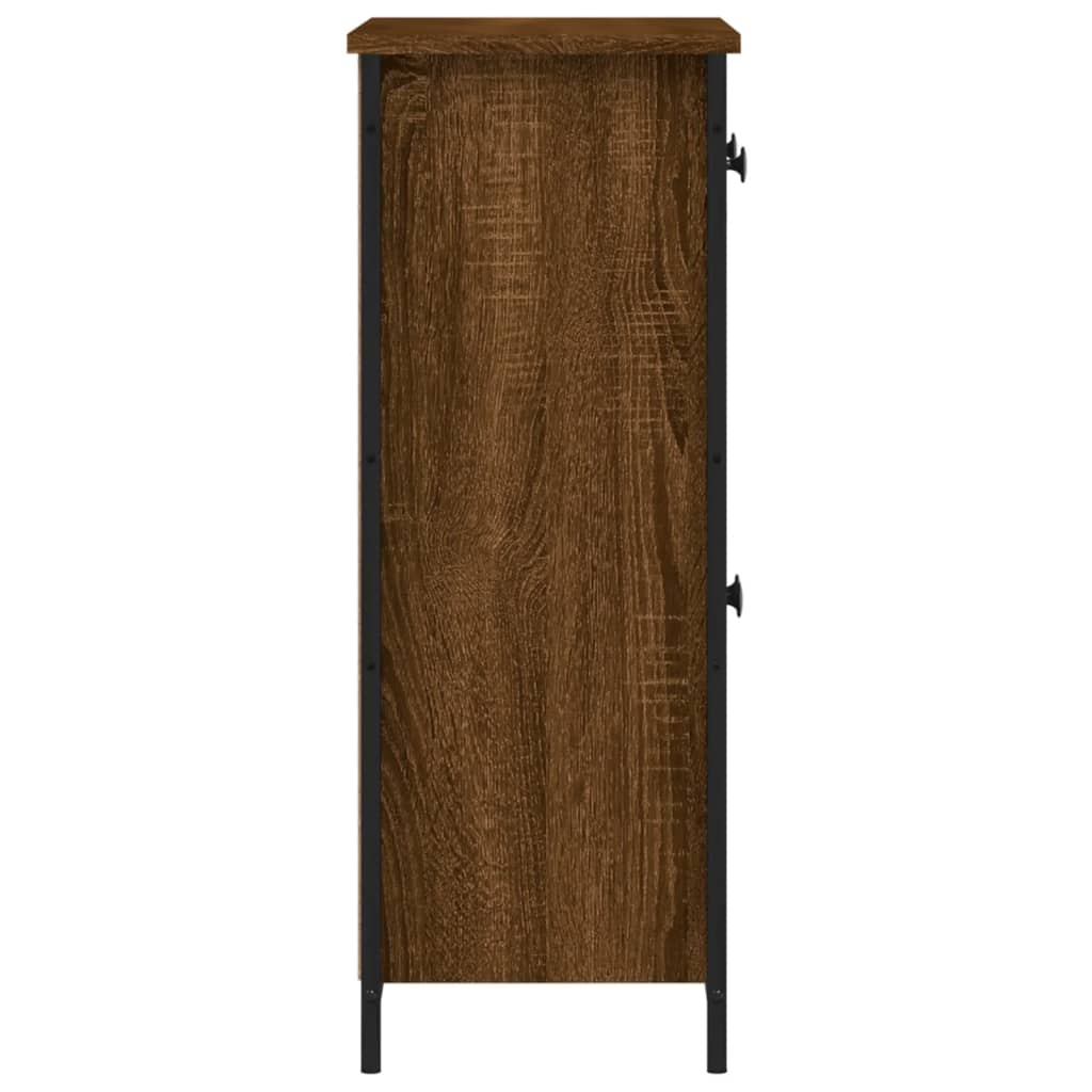 Dressoir 70x30x80 cm bewerkt hout