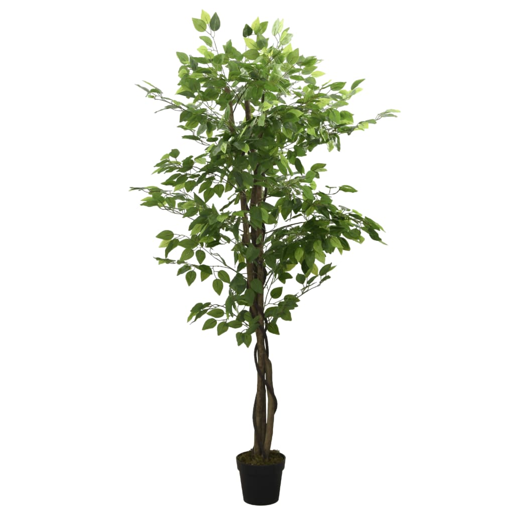 Kunstplant ficus 378 bladeren 80 cm groen