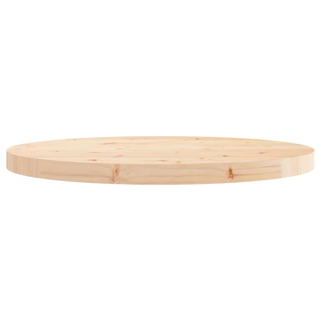 Tafelblad rond Ø70x3 cm massief grenenhout