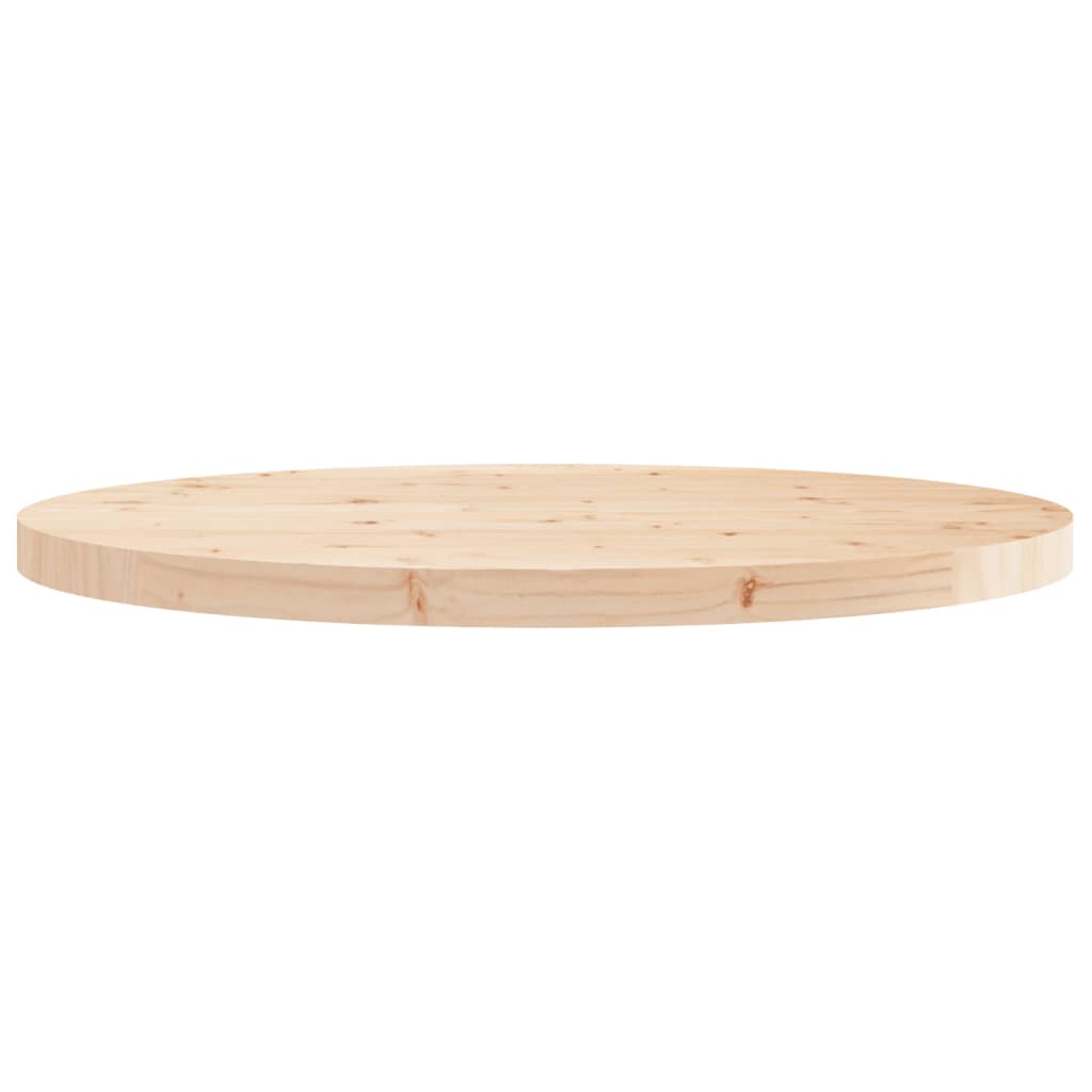 Tafelblad rond Ø70x3 cm massief grenenhout