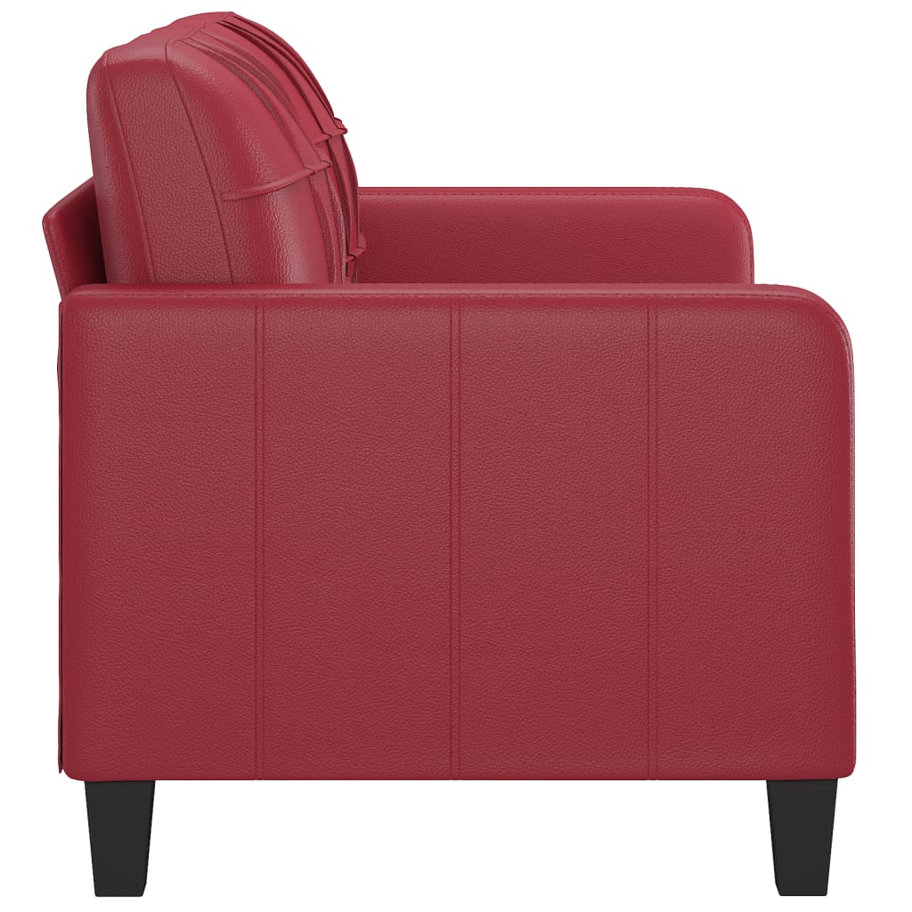 Fauteuil 60 cm kunstleer crèmekleurig