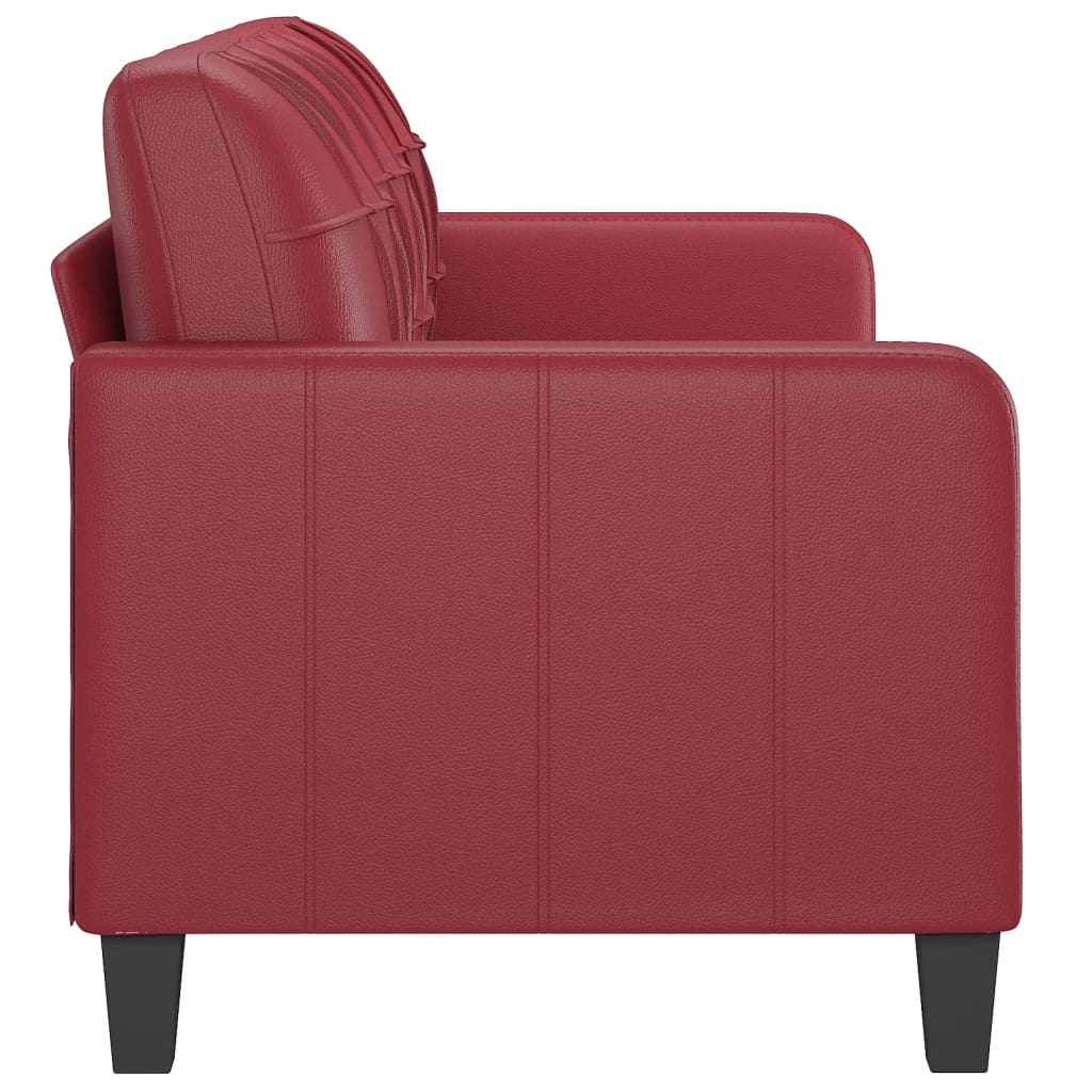 Fauteuil 60 cm kunstleer crèmekleurig