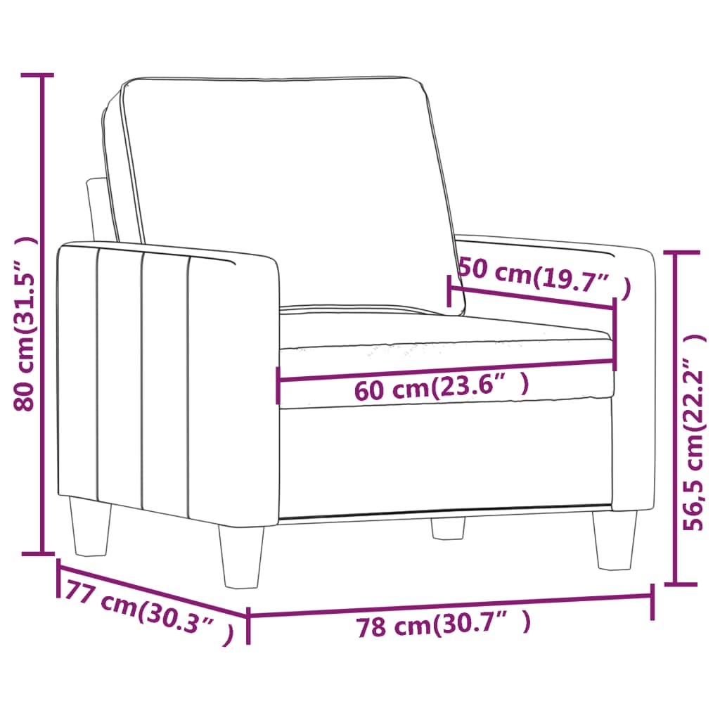 Driezitsbank 180 cm stof