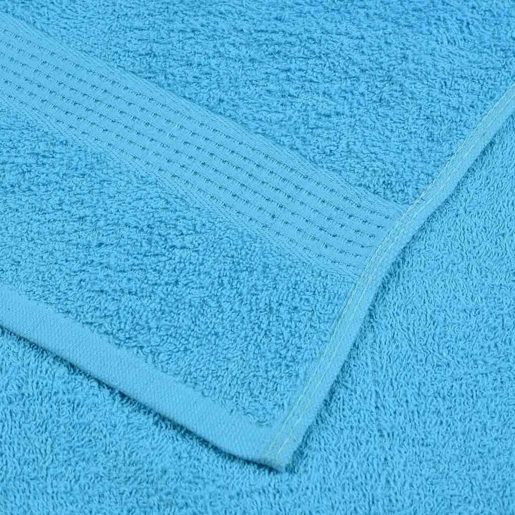 12-delige Handdoekenset 360 g/m² 100% katoen blauw