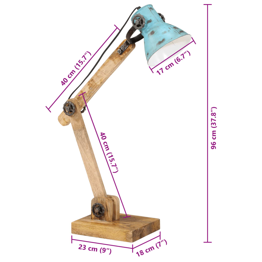 Bureaulamp 25 W E27 23x18x96 cm verweerd