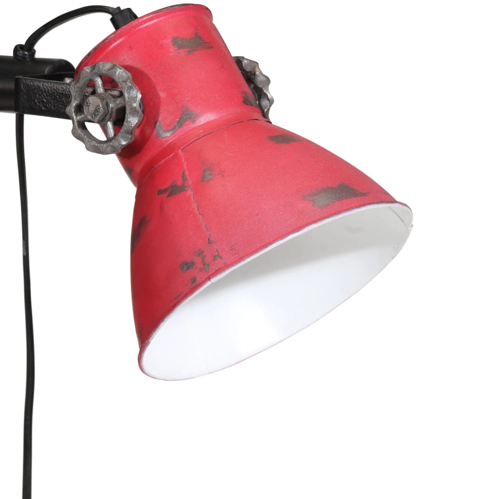 Vloerlamp met 2 lampenkappen E27 gietijzer