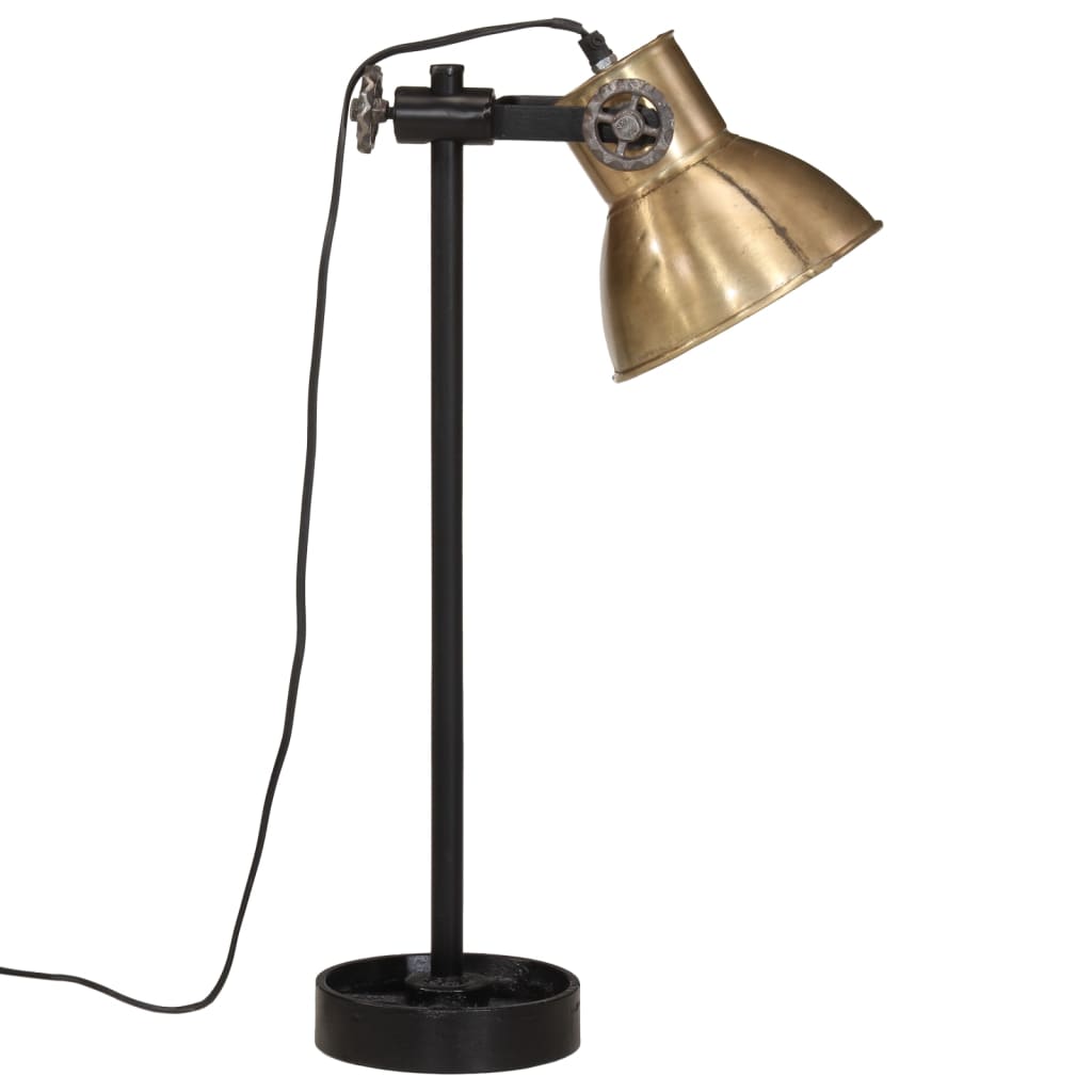 Bureaulamp 25 W E27 15x15x55 cm vintage zilverkleurig