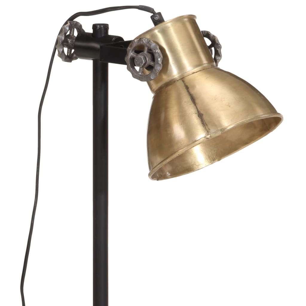 Bureaulamp 25 W E27 15x15x55 cm vintage zilverkleurig