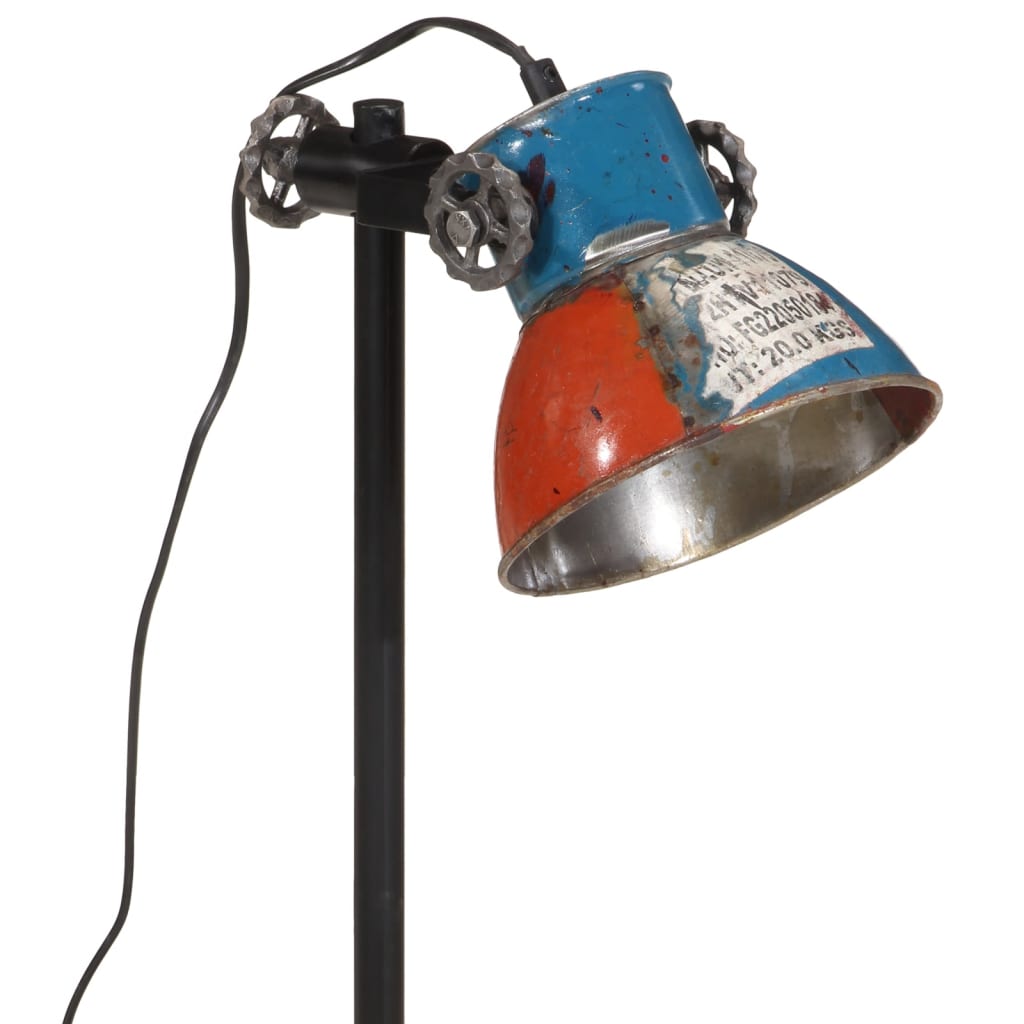 Bureaulamp 25 W E27 15x15x55 cm vintage zilverkleurig