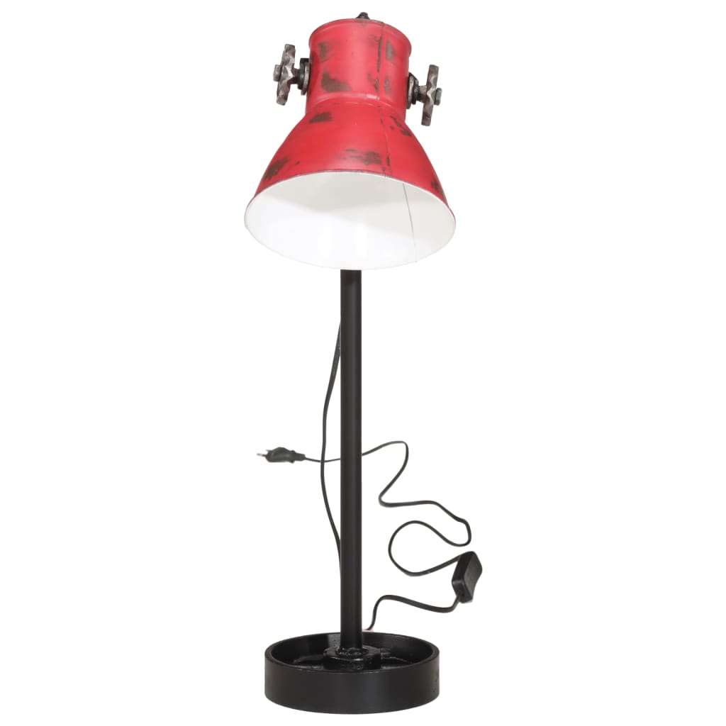 Bureaulamp 25 W E27 15x15x55 cm vintage zilverkleurig