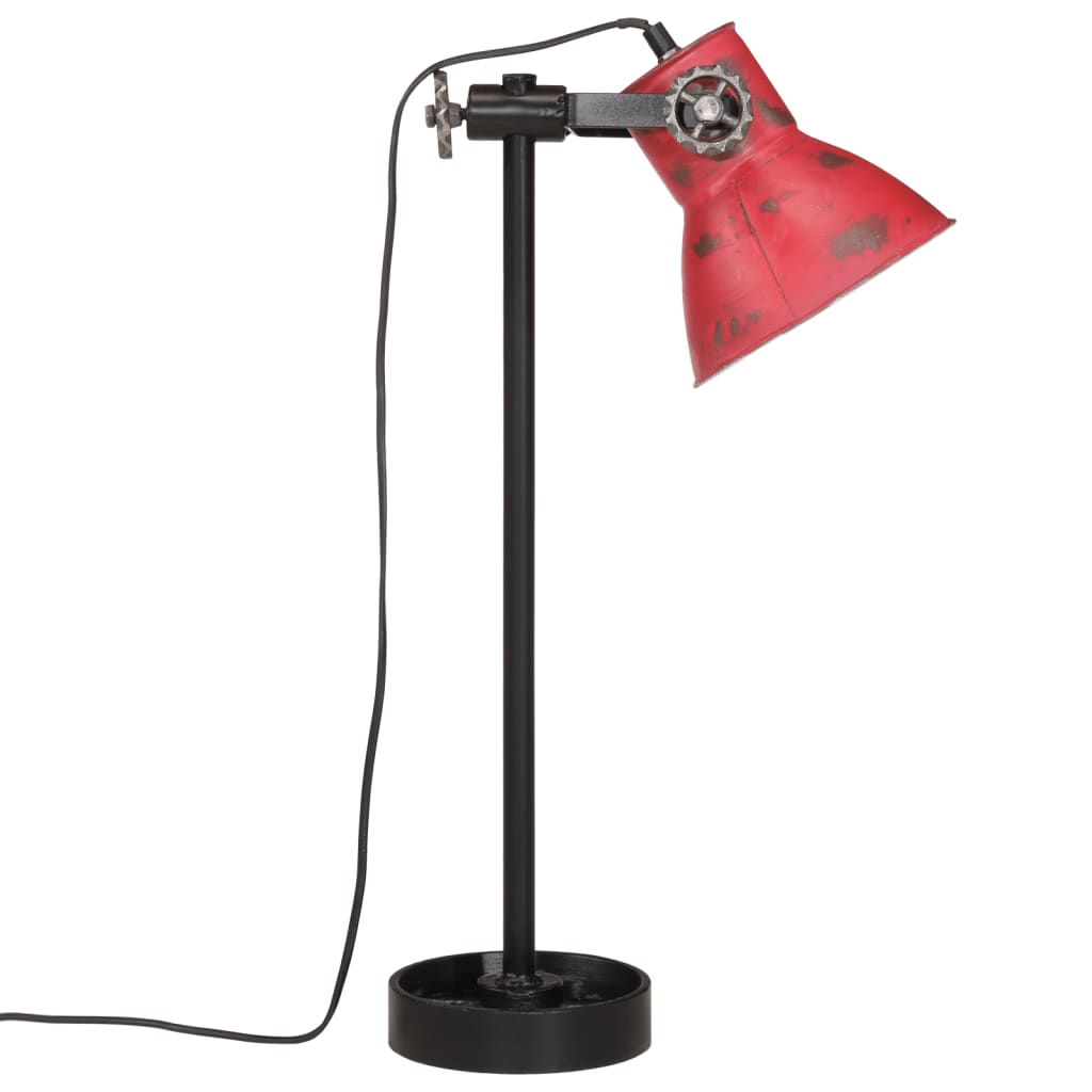 Bureaulamp 25 W E27 15x15x55 cm vintage zilverkleurig