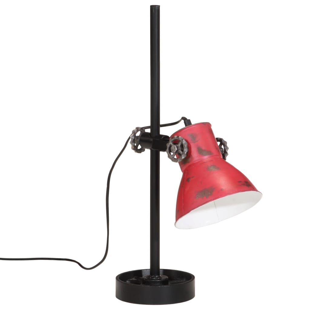 Bureaulamp 25 W E27 15x15x55 cm vintage zilverkleurig