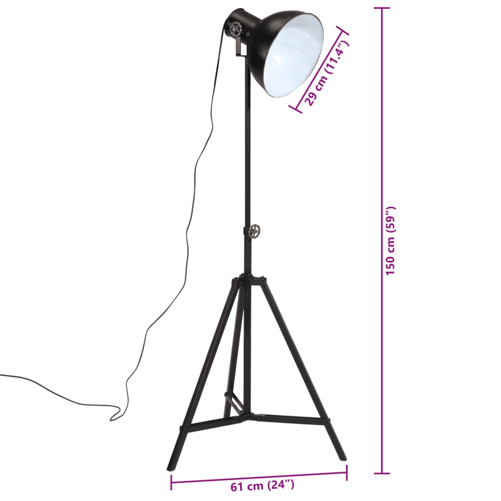 Vloerlamp 25 W E27 61x61x90/150 cm