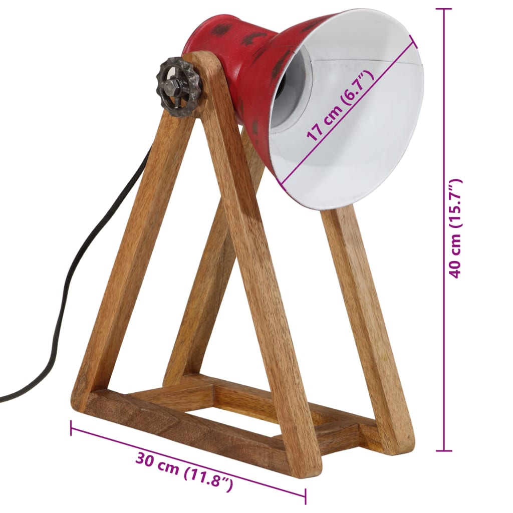 Bureaulamp 25 W E27 30x17x40 cm meerkleurig