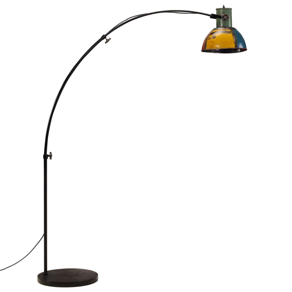 Vloerlamp 25 W E27 150 cm antiek messingkleurig