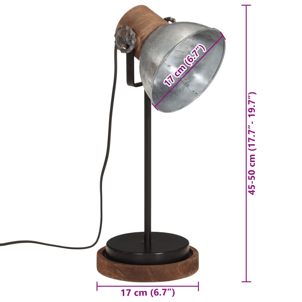 Bureaulamp 25 W E27 17x17x50 cm