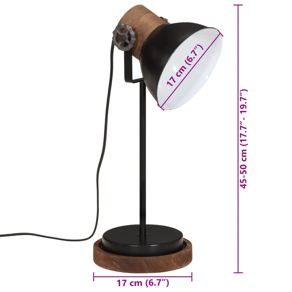 Bureaulamp 25 W E27 17x17x50 cm