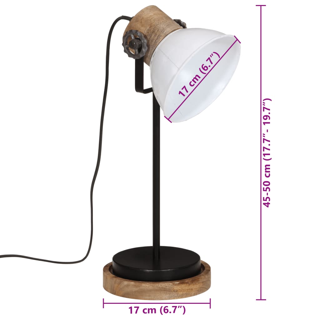 Bureaulamp 25 W E27 17x17x50 cm