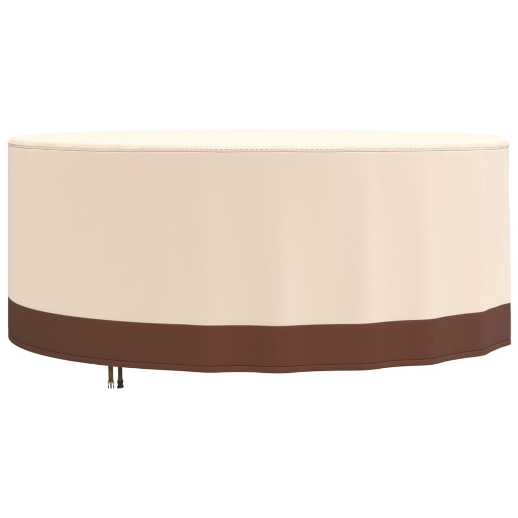 Tuinmeubelhoes rond 600D Ø 157x71 cm oxford beige