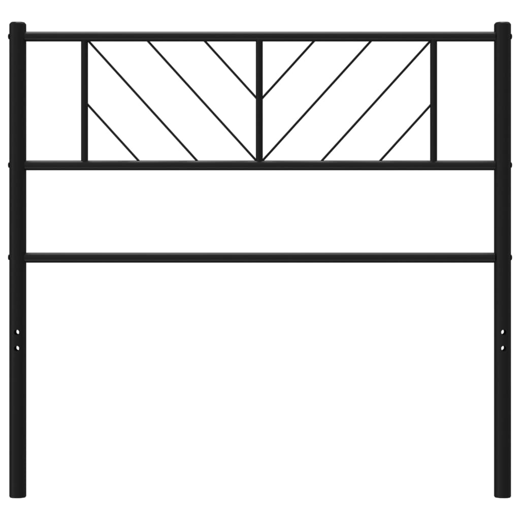 Hoofdbord 75 cm metaal