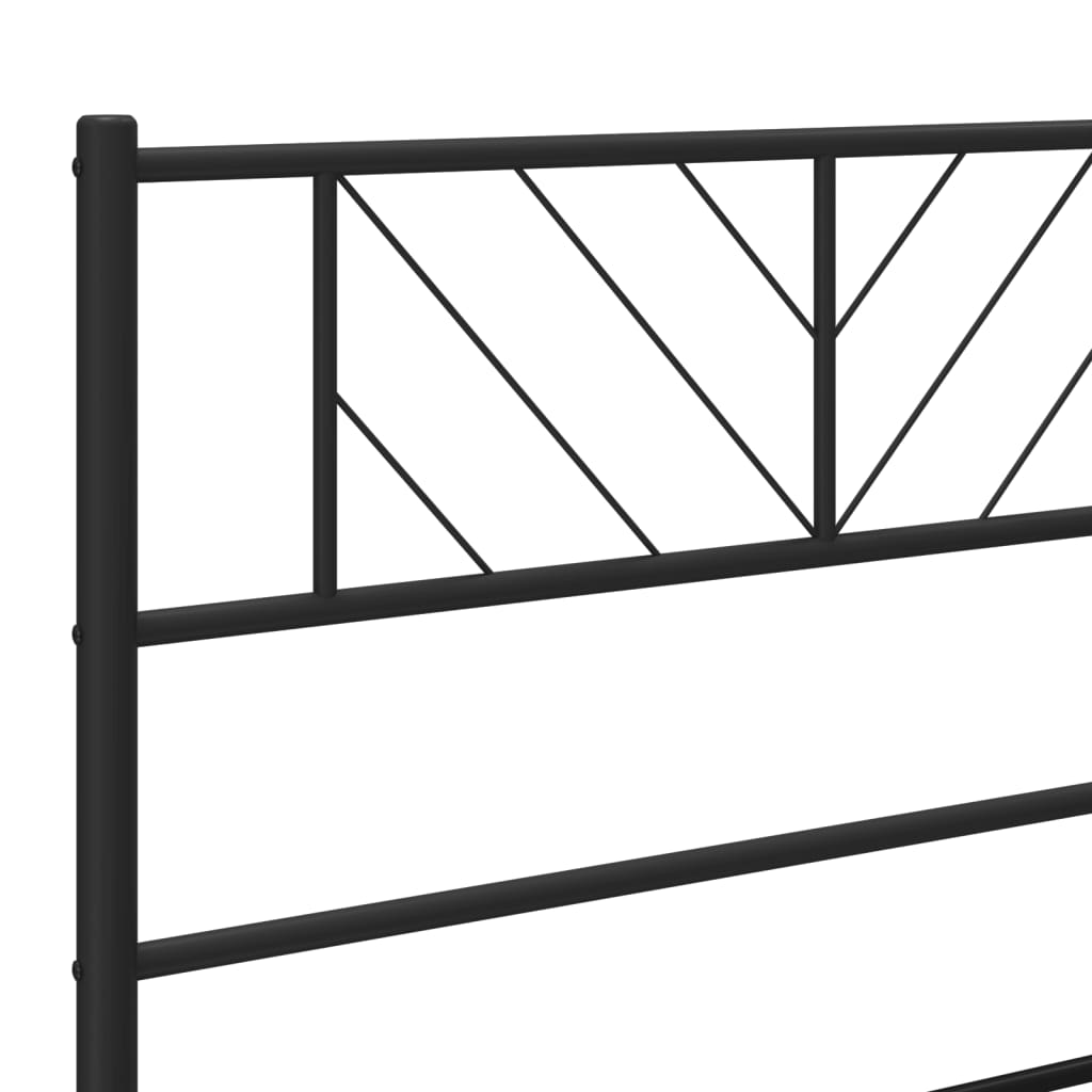 Hoofdbord 75 cm metaal