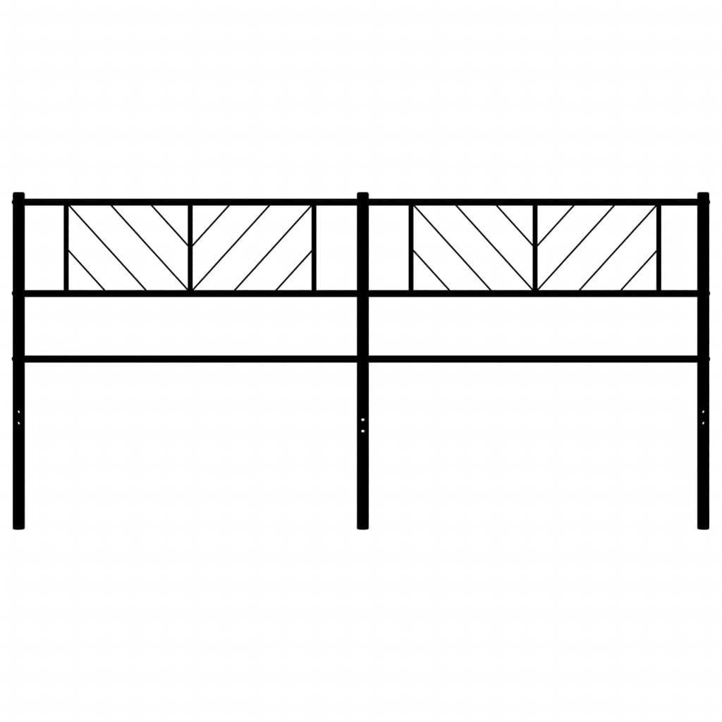 Hoofdbord 75 cm metaal