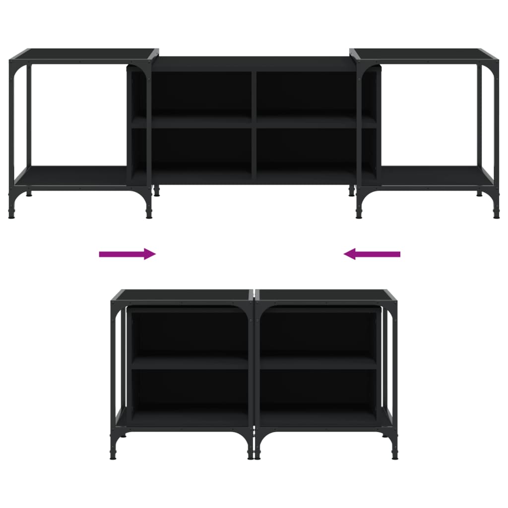 Tv-meubel 153x37x50 cm bewerkt hout