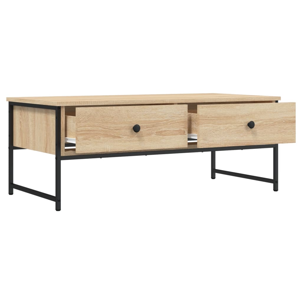 Salontafel 101x49x39,5 cm bewerkt hout