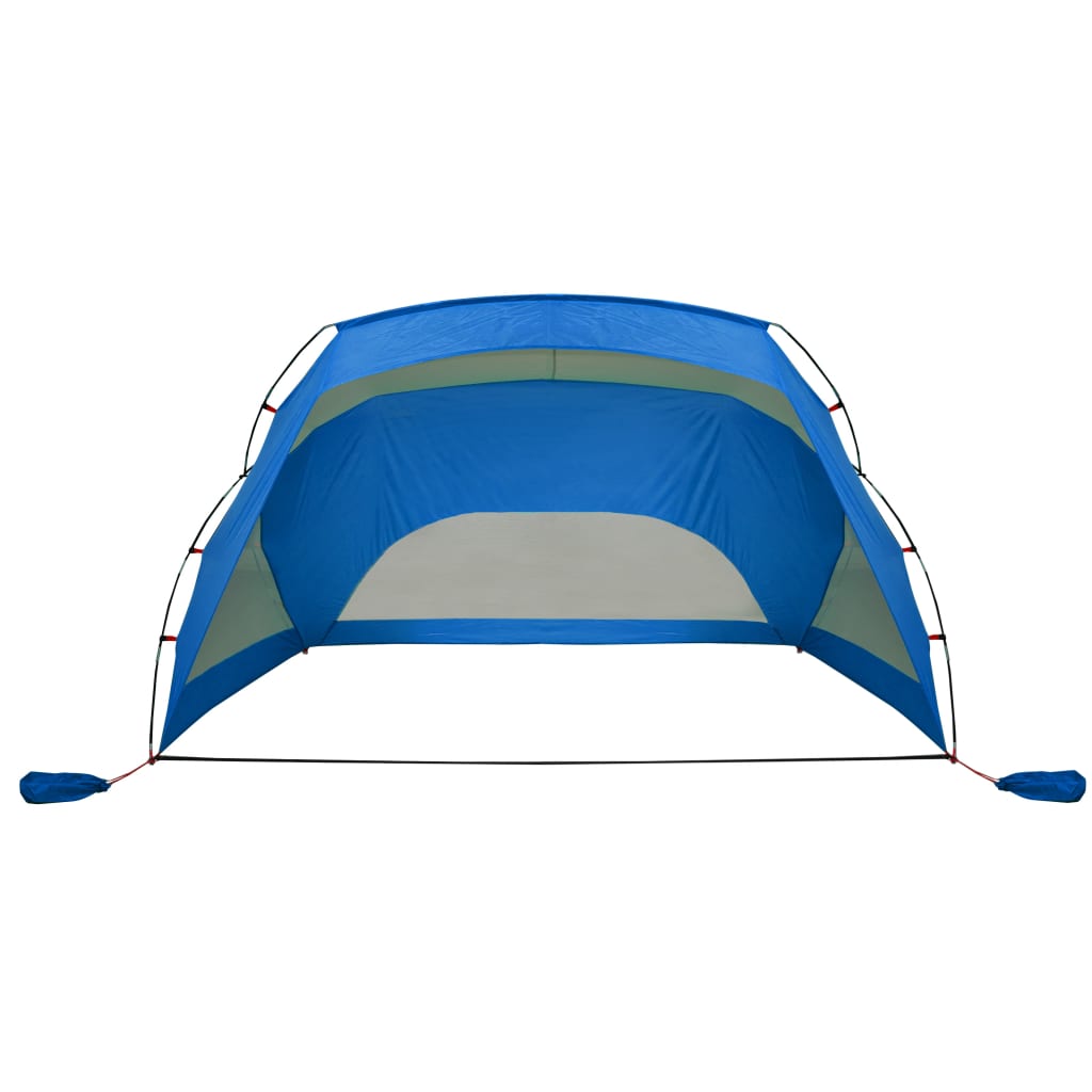 Strandtent 274x178x170/148 cm 185T polyester azuurblauw