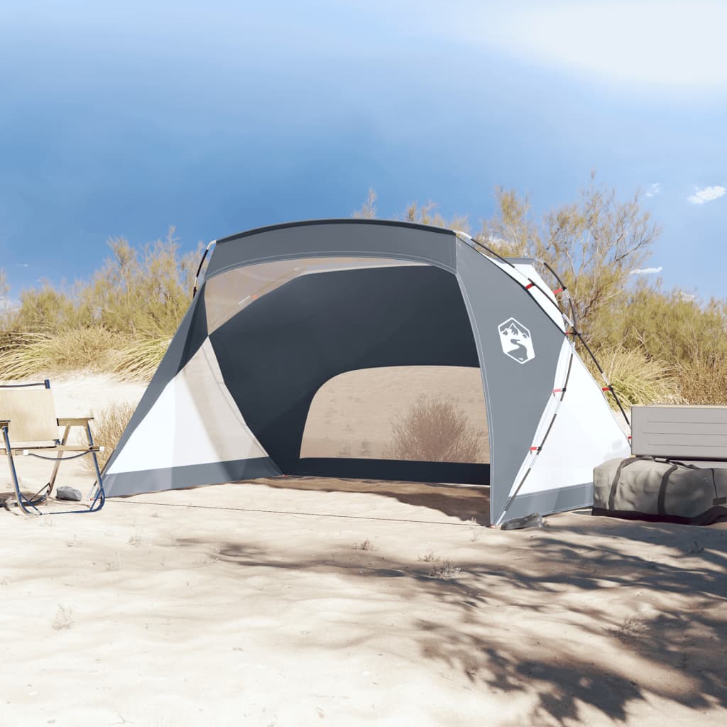 Strandtent 274x178x170/148 cm 185T polyester azuurblauw