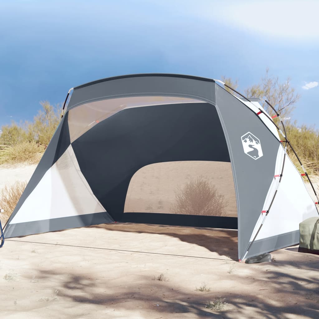 Strandtent 274x178x170/148 cm 185T polyester azuurblauw