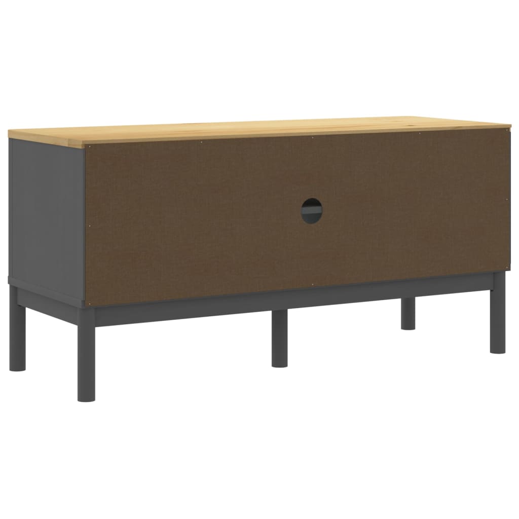 Tv-meubel FLORO 114x43x55 cm massief grenenhout