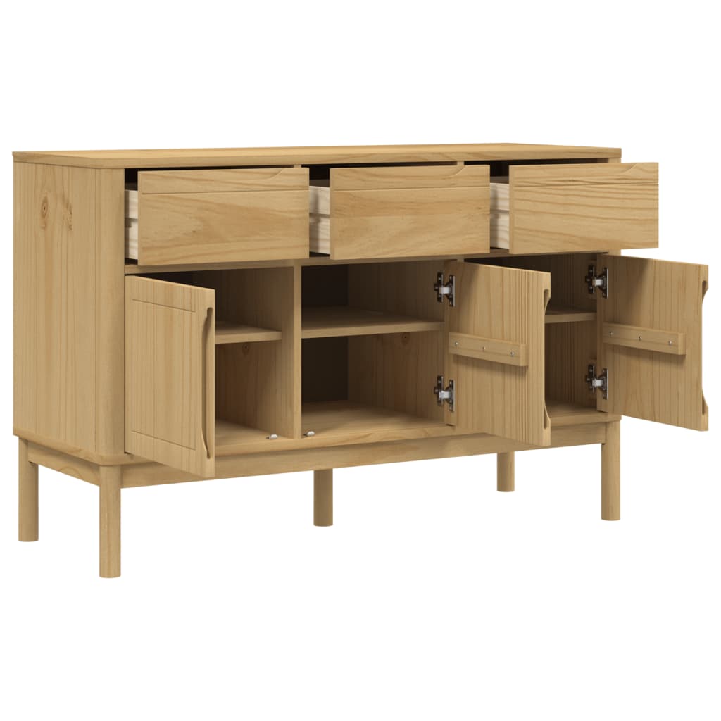 Dressoir FLORO 114x43x74 cm massief grenenhout