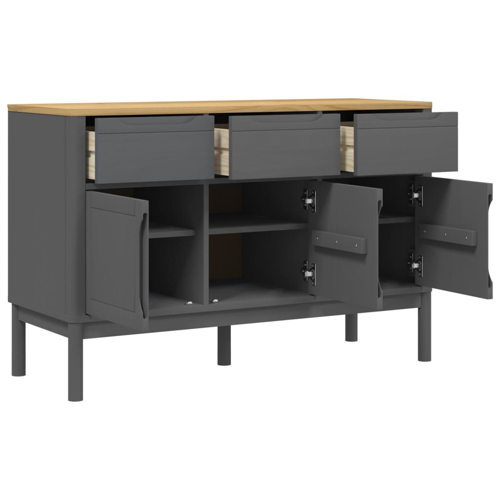 Dressoir FLORO 114x43x74 cm massief grenenhout