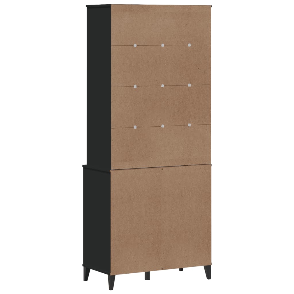 Hoge kast VIKEN 80x40x190 cm massief grenenhout