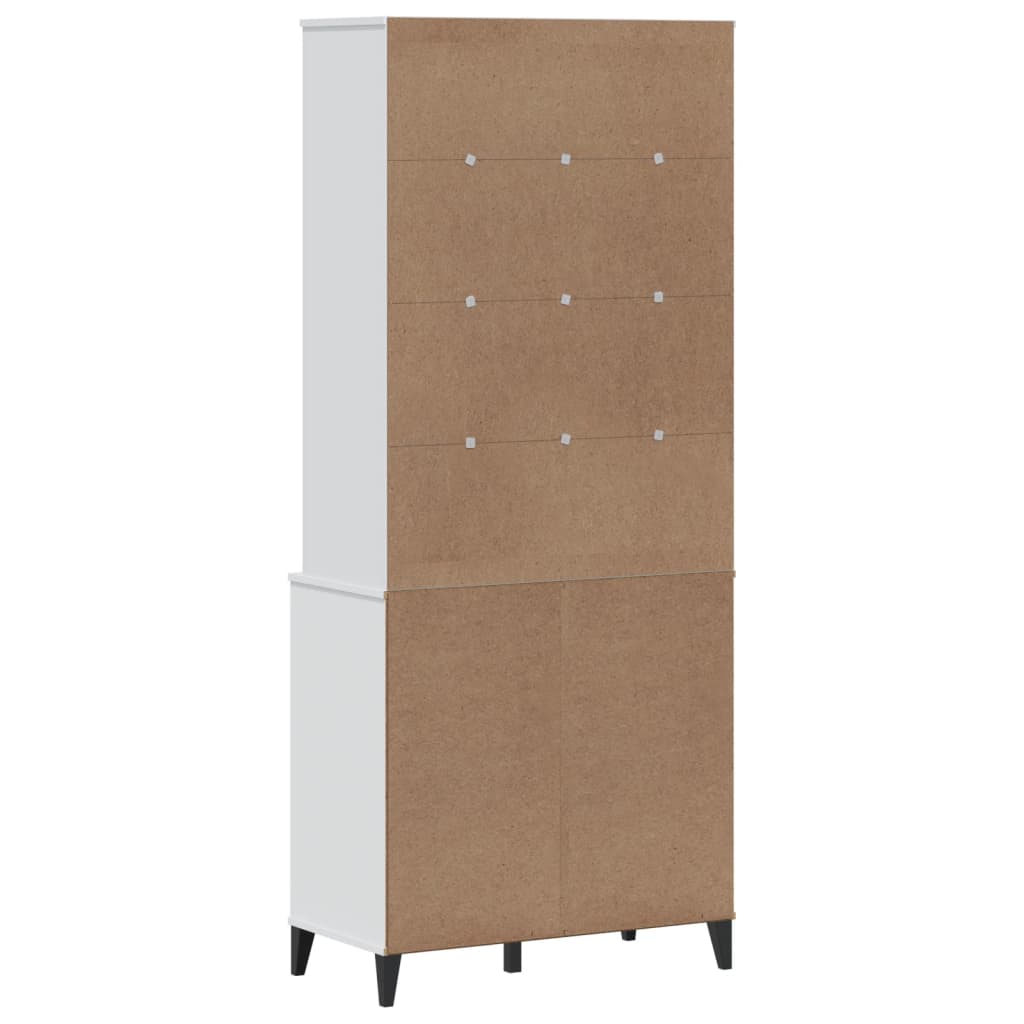 Hoge kast VIKEN 80x40x190 cm massief grenenhout