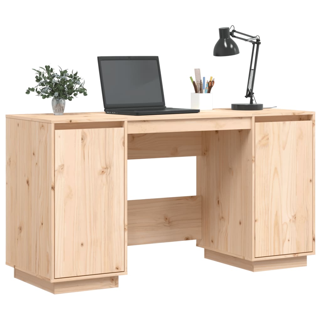 Bureau 140x50x75 cm massief grenenhout