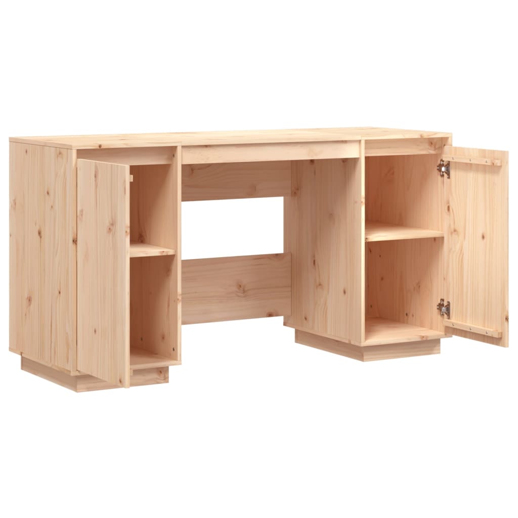 Bureau 140x50x75 cm massief grenenhout