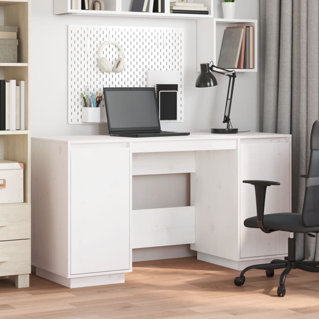 Bureau 140x50x75 cm massief grenenhout