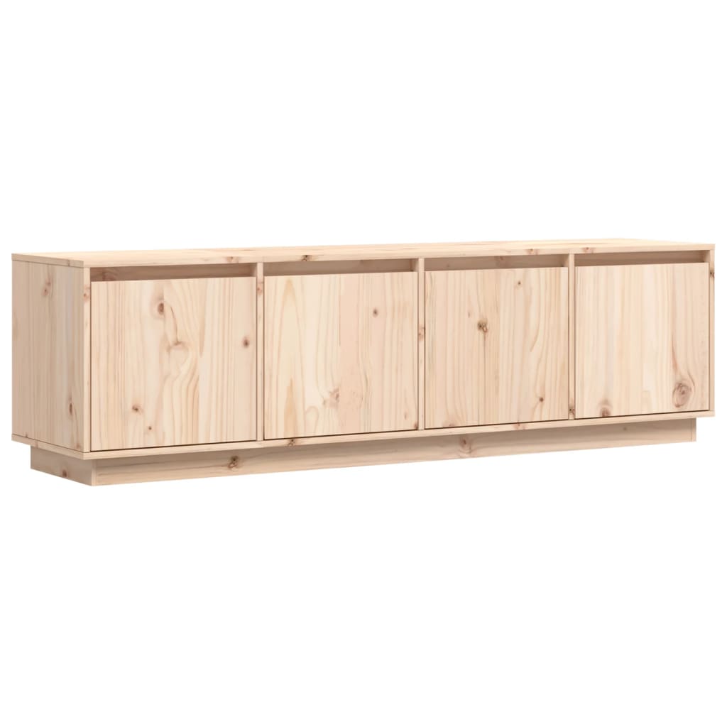 Tv-meubel 156x37x45 cm massief grenenhout