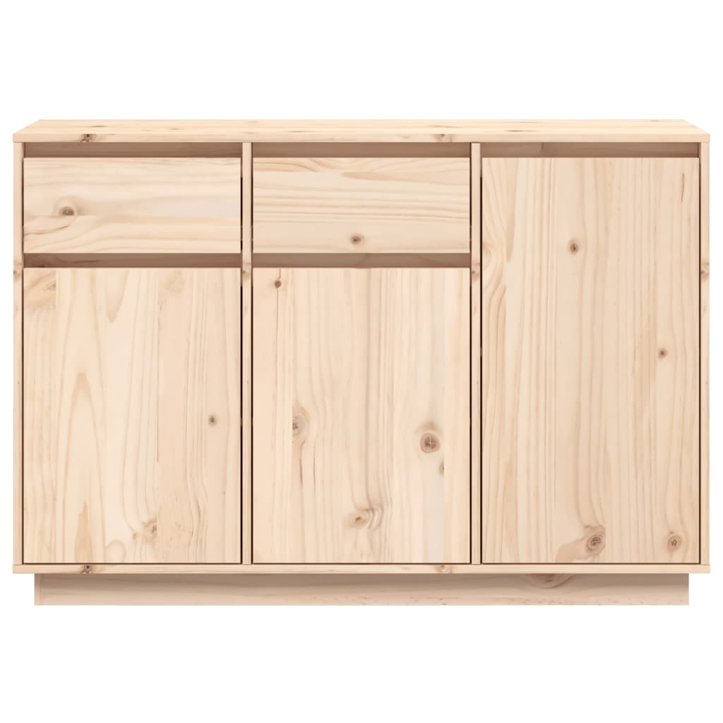 Dressoir 110x34x75 cm massief grenenhout