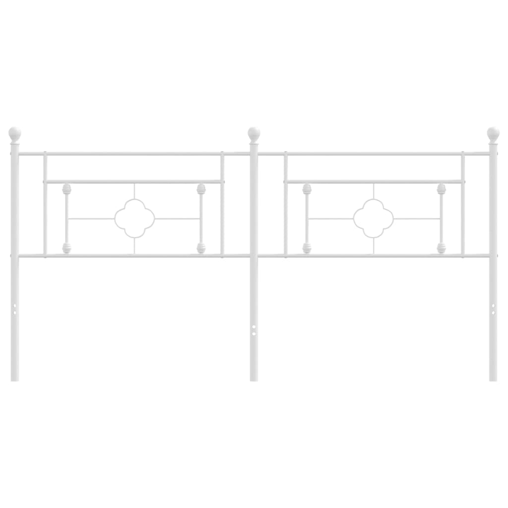 Hoofdbord 120 cm metaal