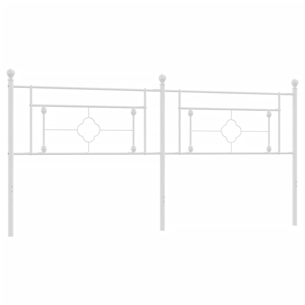 Hoofdbord 120 cm metaal