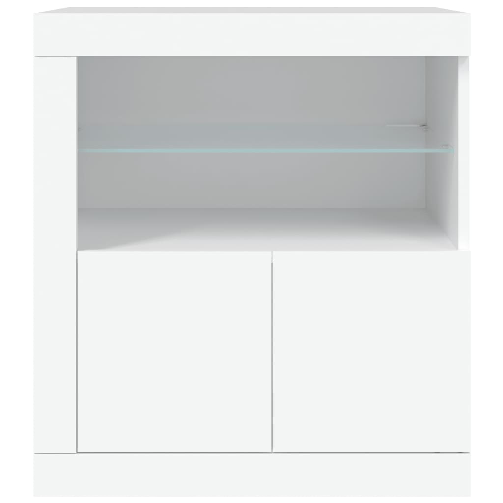 Dressoir met LED-verlichting 60,5x37x67 cm