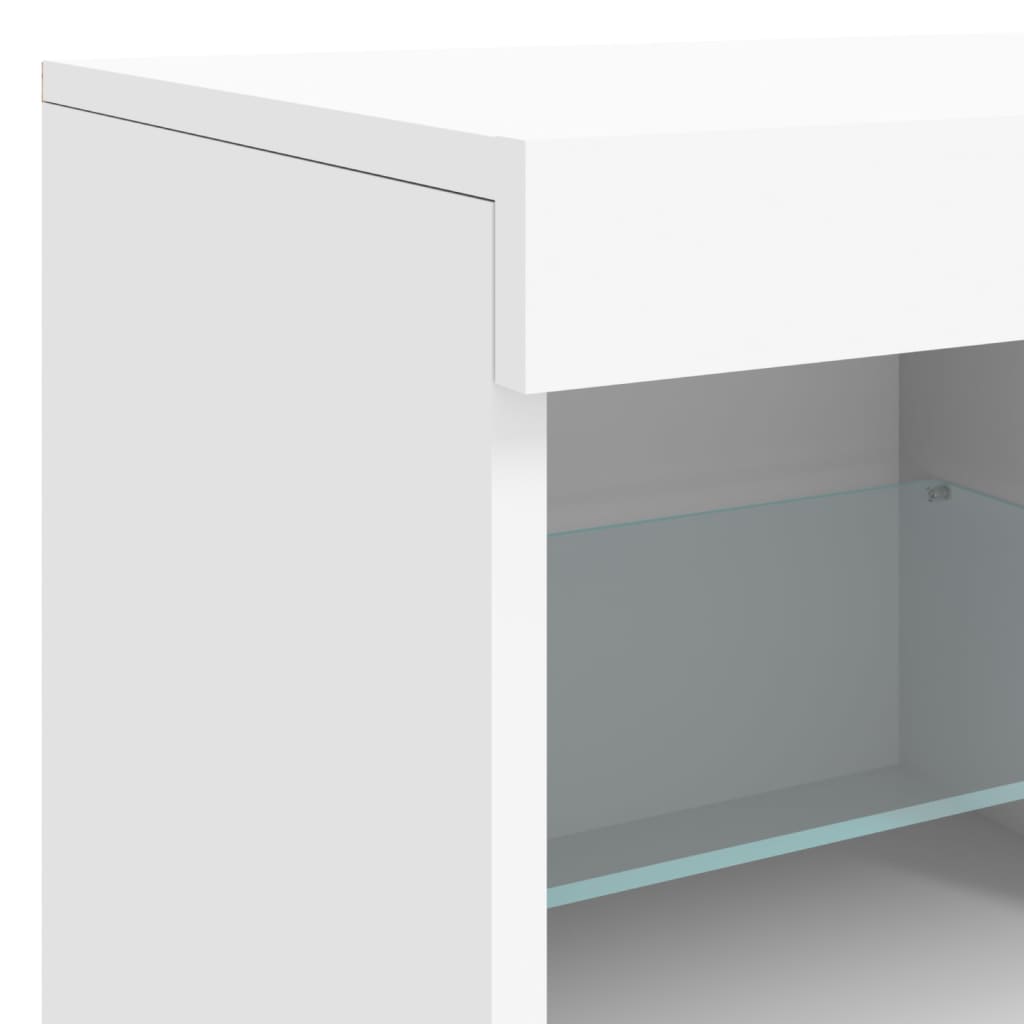 Dressoir met LED-verlichting 81x37x67 cm