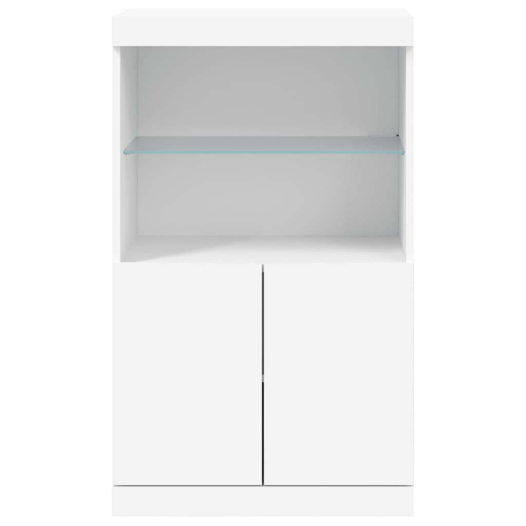 Dressoir met LED-verlichting 60,5x37x100 cm