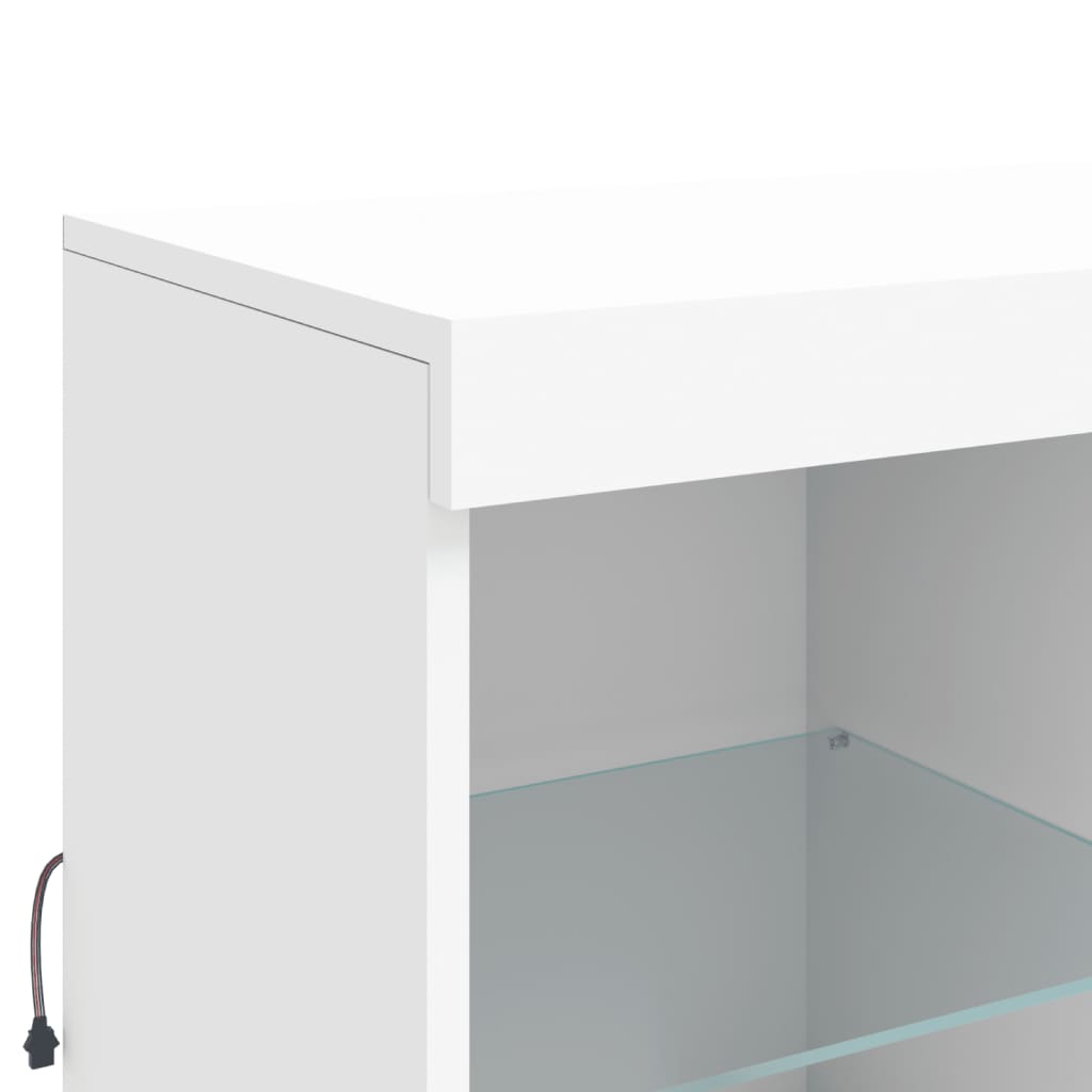 Dressoir met LED-verlichting 81x37x100 cm