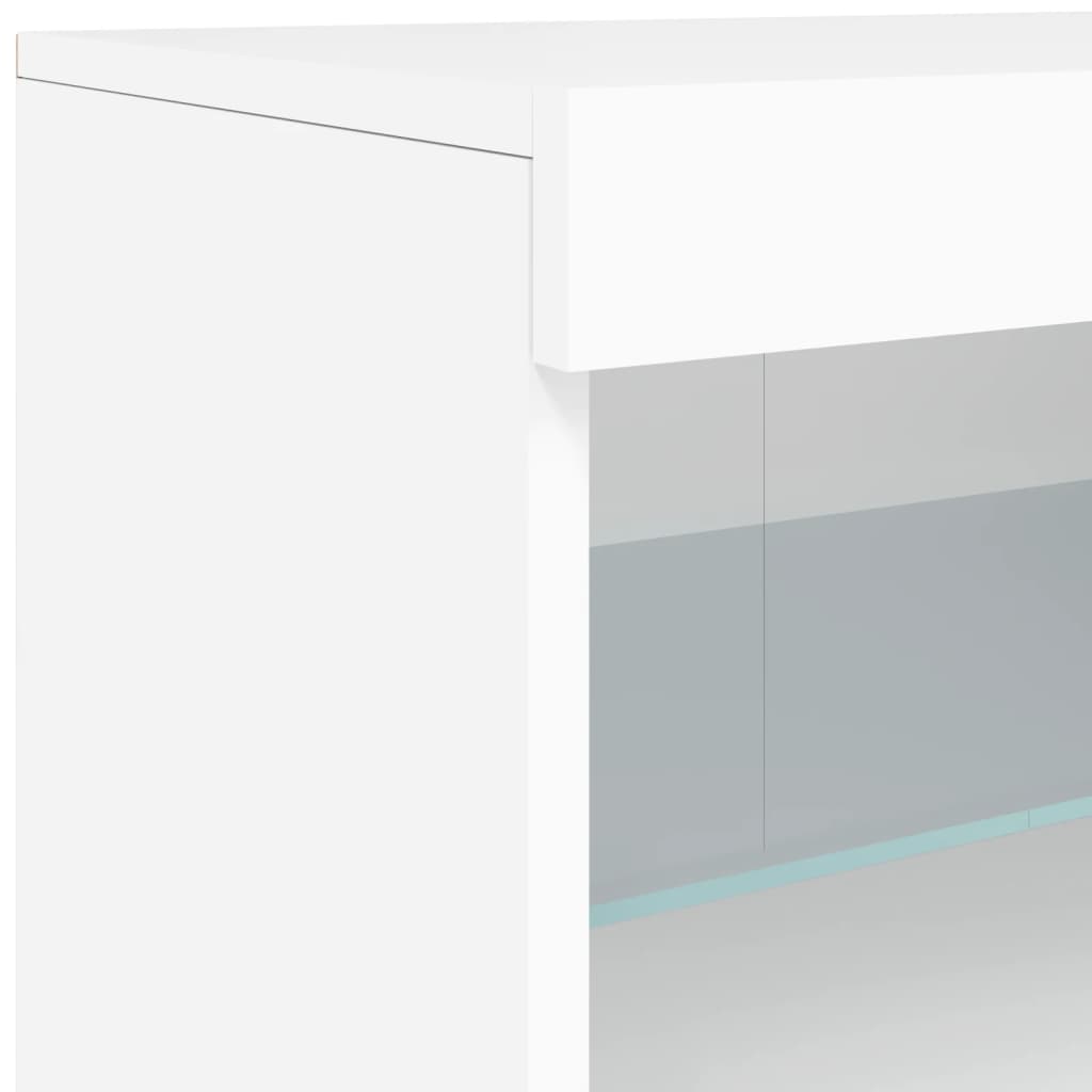 Dressoir met LED-verlichting 41x37x67 cm eikenkleurig