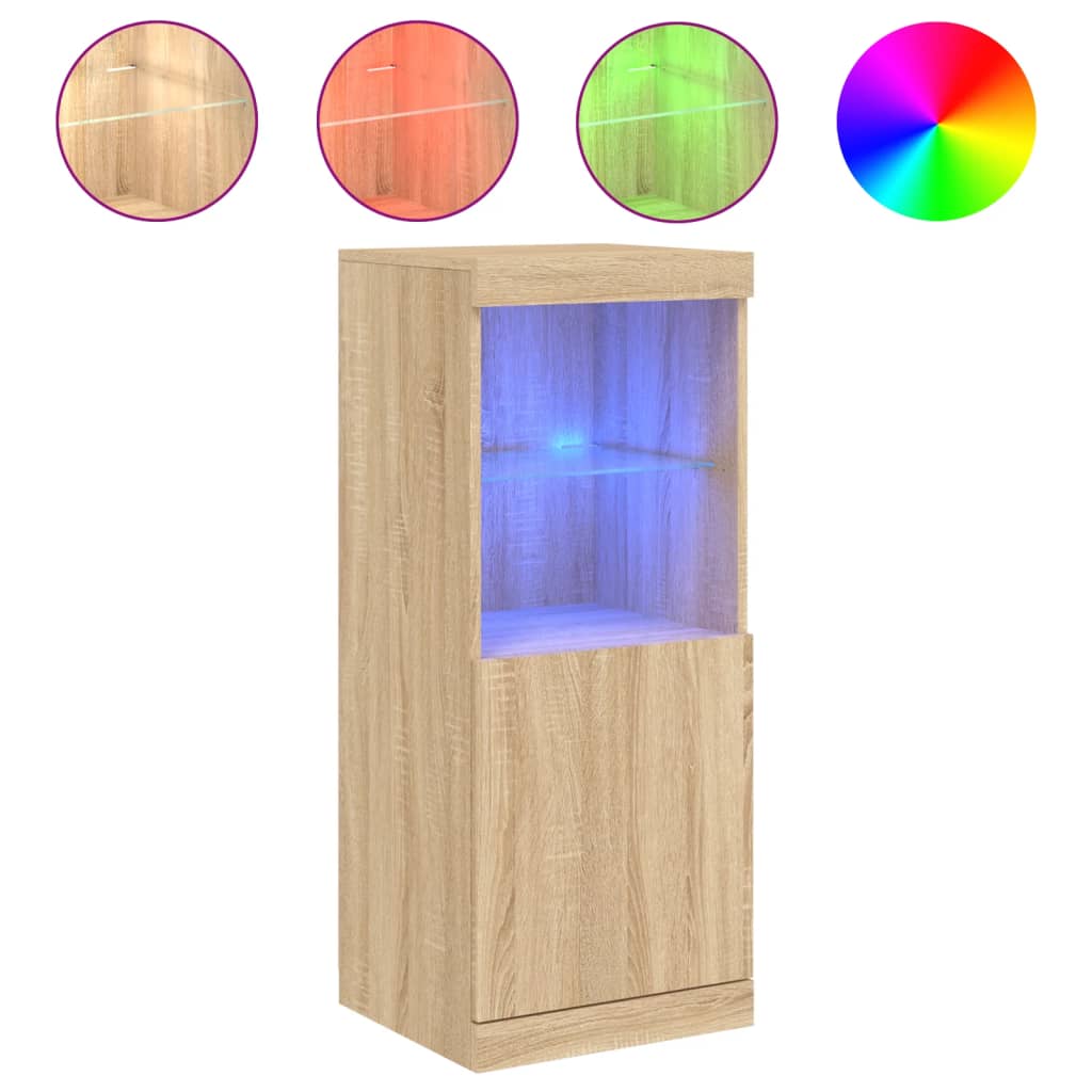 Dressoir met LED-verlichting 41x37x100 cm