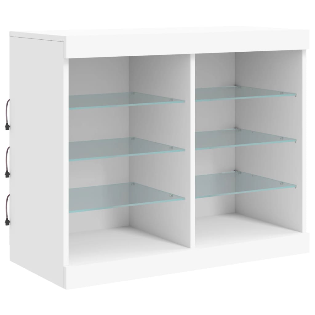 Dressoir met LED-verlichting 81x37x67 cm